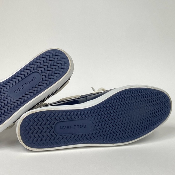 Cole Haan Navy Blue Nantucket Moccasin Boat Shoes Size - Picture 13 of 14